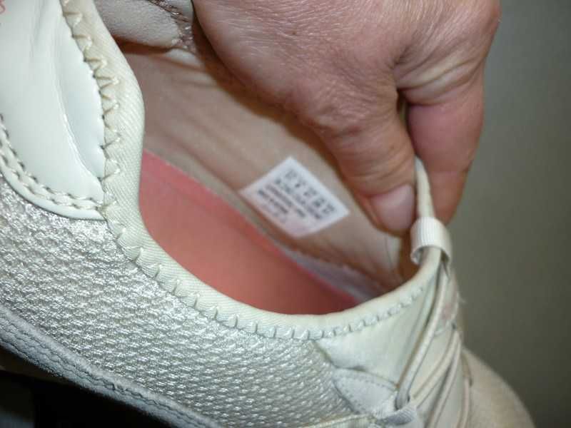 Skechers adidasy wsuwane skóra naturalna