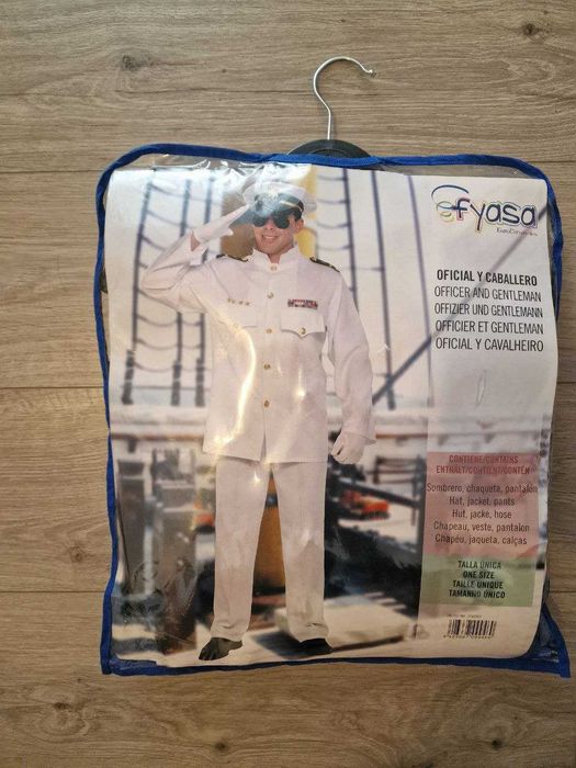 Fato de Capitão de Navio Adulto