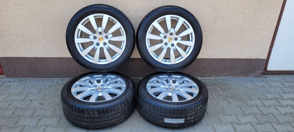 Alufelgi PORSCH CAYENNE 5X130 z oponami 275/45 R20 lato czujniki