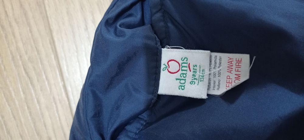 Ciepły bezrękawnik rozmiar 128-134