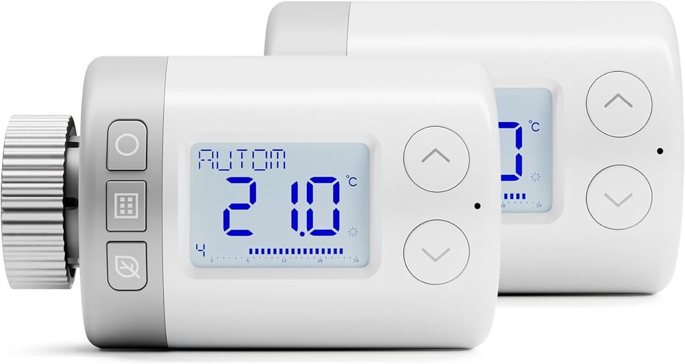 Zestaw 2 inteligentnych głowic termostatycznych Honeywell Home HR35