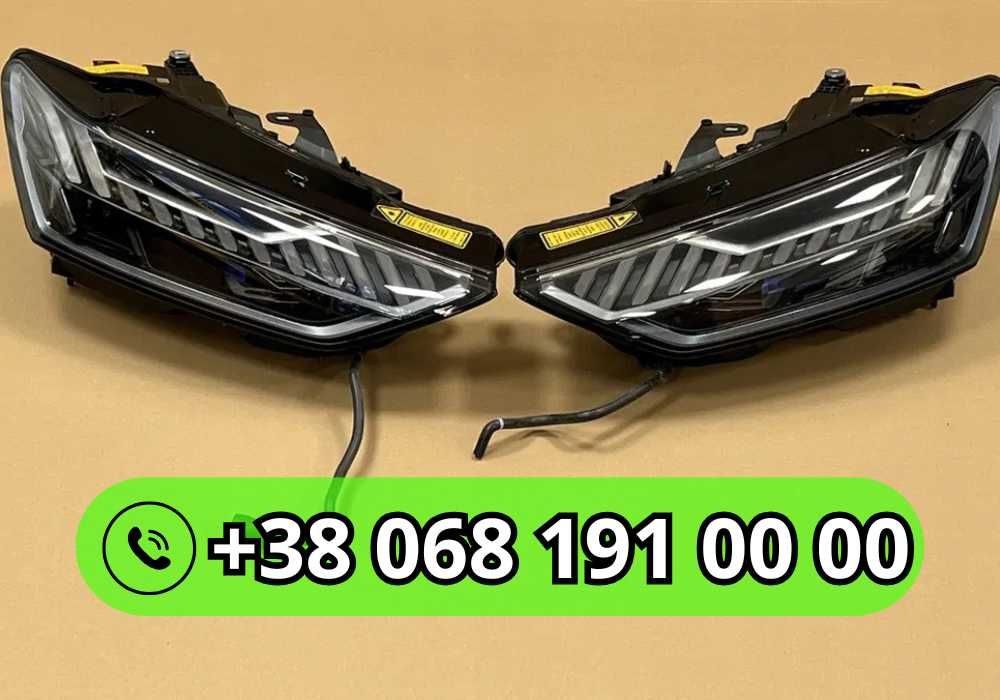 Оптика Audi RS7 2019 США та Європа передні фари задні ліхтарі