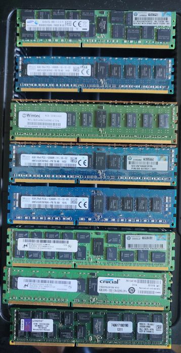 Серверна оперативна пам'ять RDIMM DDR3, 8Gb 1333-1600MHz
