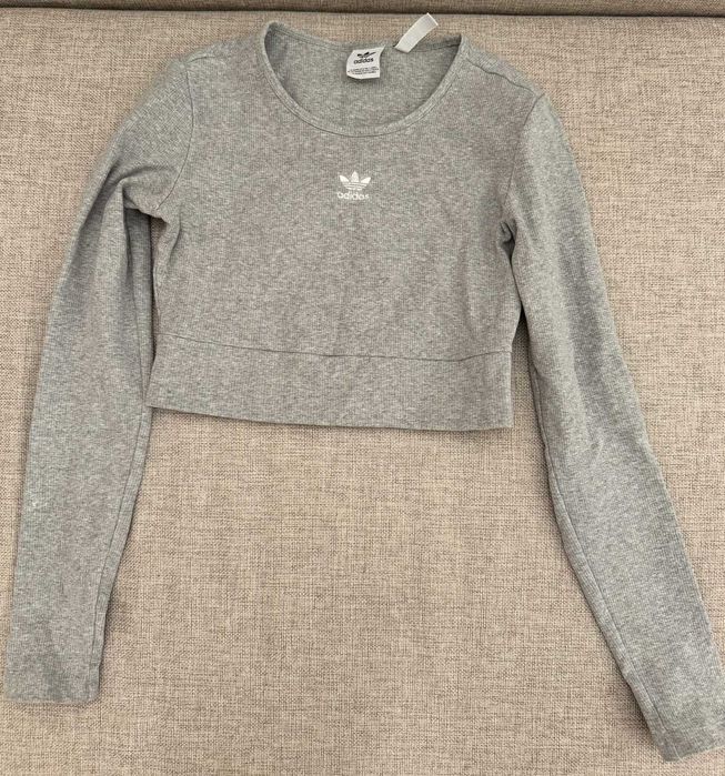 Krótka bluza bawełniana ADIDAS, rozmiar S
