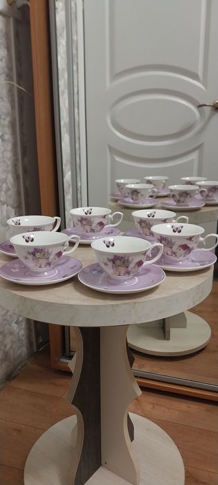 Чайный сервис лавандовый