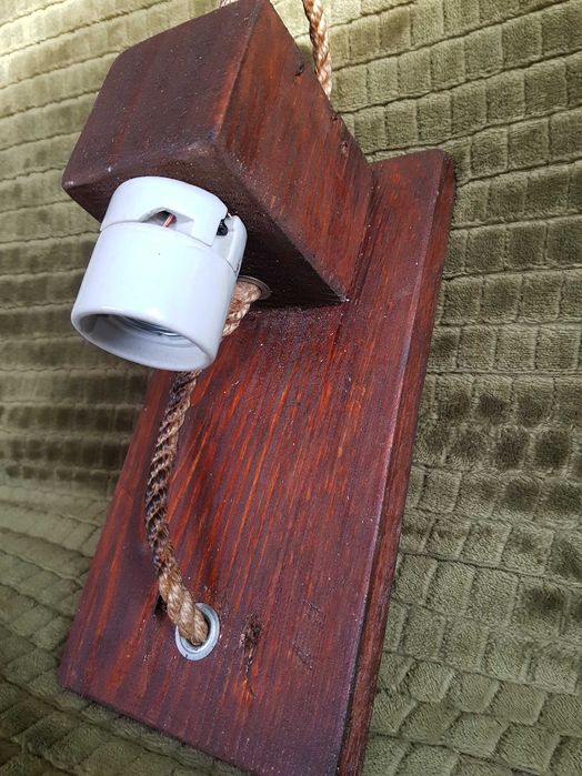 Kinkiet Loft, retro, nad obraz, lustro