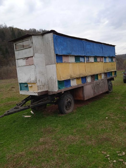 Бджоло павільйон,прицеп для бджіл на платформі зіл