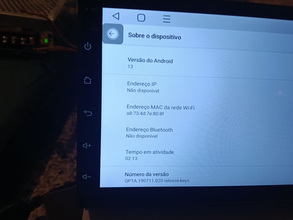 Auto radio android e som