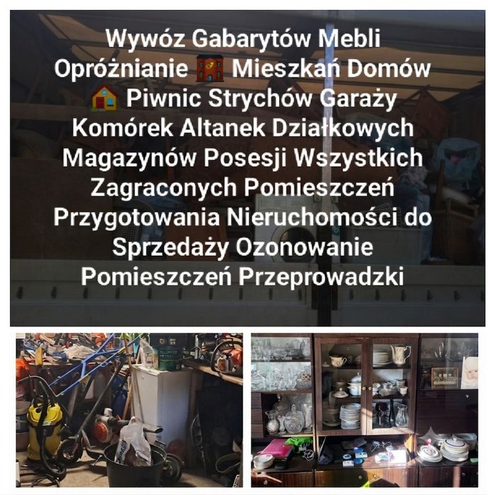 Wywóz Mebli Opróżnianie Mieszkań Domów Piwnic Strychów Garaży Opróżnianie Po Zbieraczach Przeprowadzki Opole