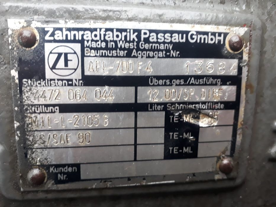Most APL 700F4 Fendt