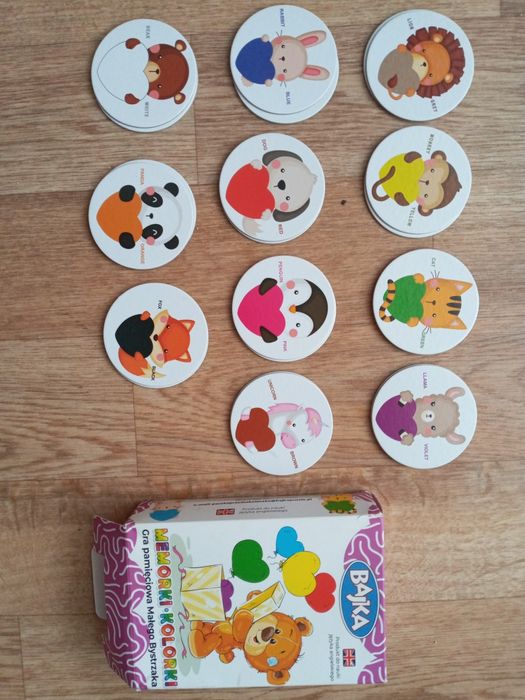 Гра пам'ять 3+ англійською мовою