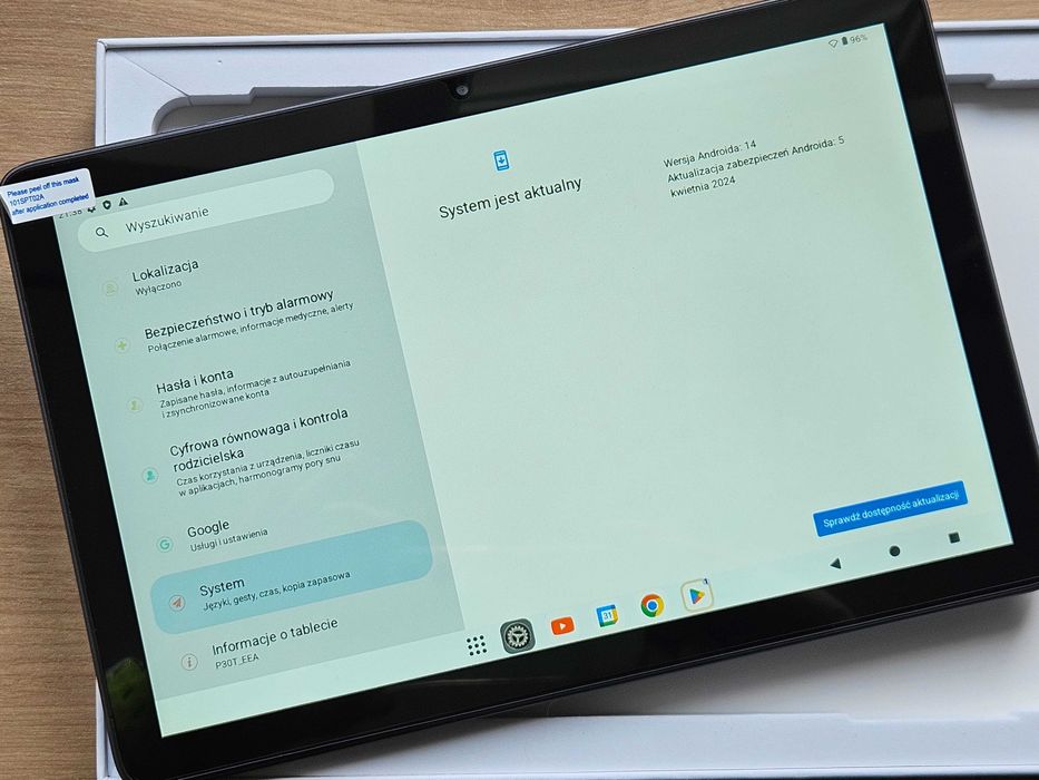 Tablet teclast P30 4GB/64GB NOWY Android 14 NAJTANIEJ WWA!