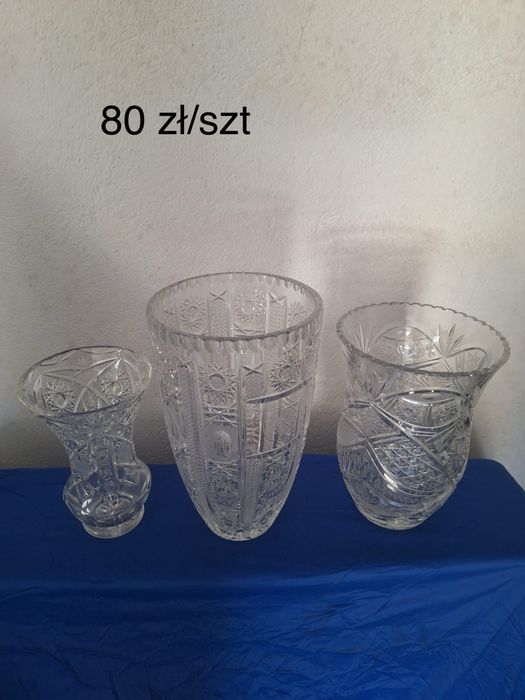 Naczynia krysztalowe, nieuzywane