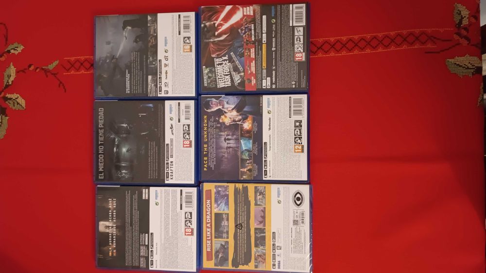 Jogos PS5 + Filmes Blu-ray