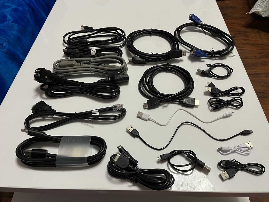 Przewody, kable display, HDMI, microusb, VGA