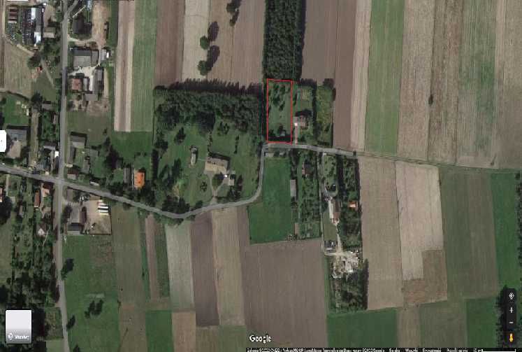 Działka z garażem 15 minut od Portu Łódź 2753 m2 gmina Pabianice