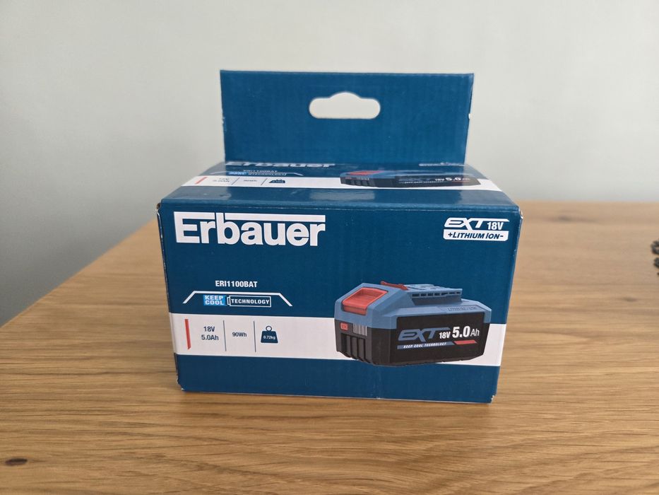 Akumulator bateria ERBAUER 18V 5.0Ah nowa generacja
