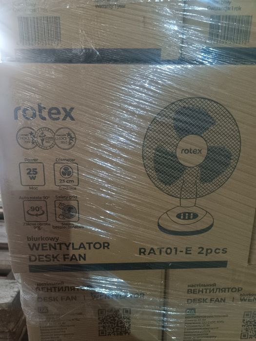 Хіт продажів з гарантією Настільний настольный- вентилятор Rotex