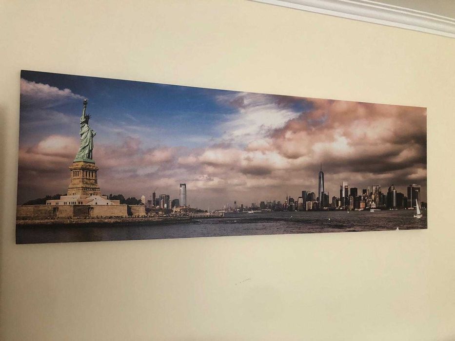 Quadro New York em otimo estado 180x60cm