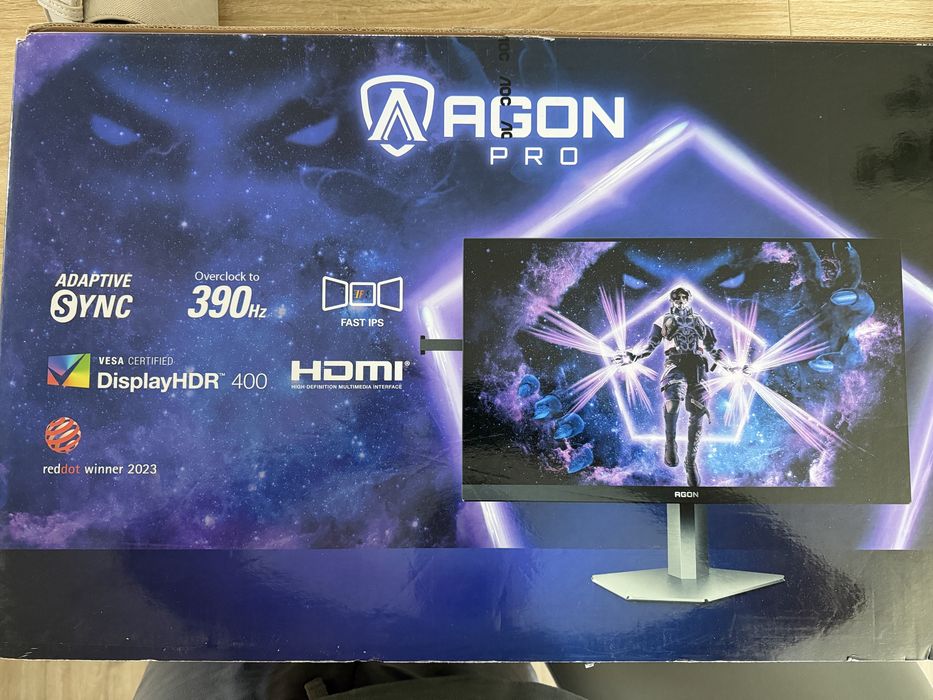 Monitor AOC Agon Pro AG256FS (24.5'' - Fast IPS - FHD - 0.3 ms 360hz/OC-390hz