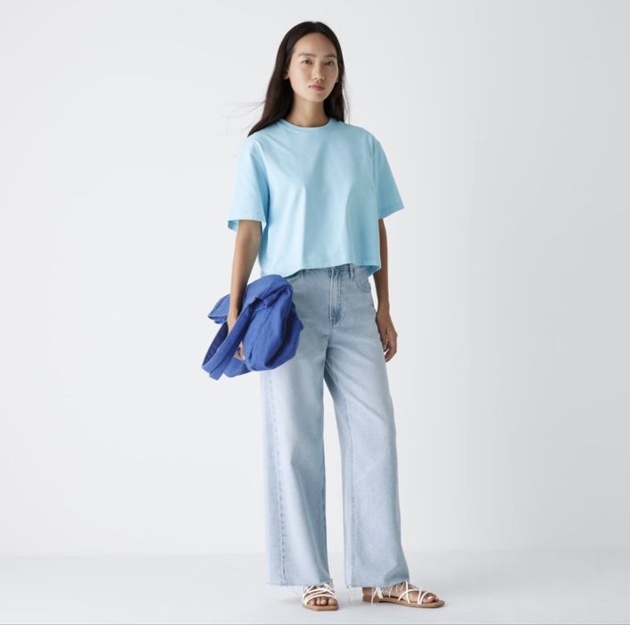 Стильная футболка Uniqlo,размер М