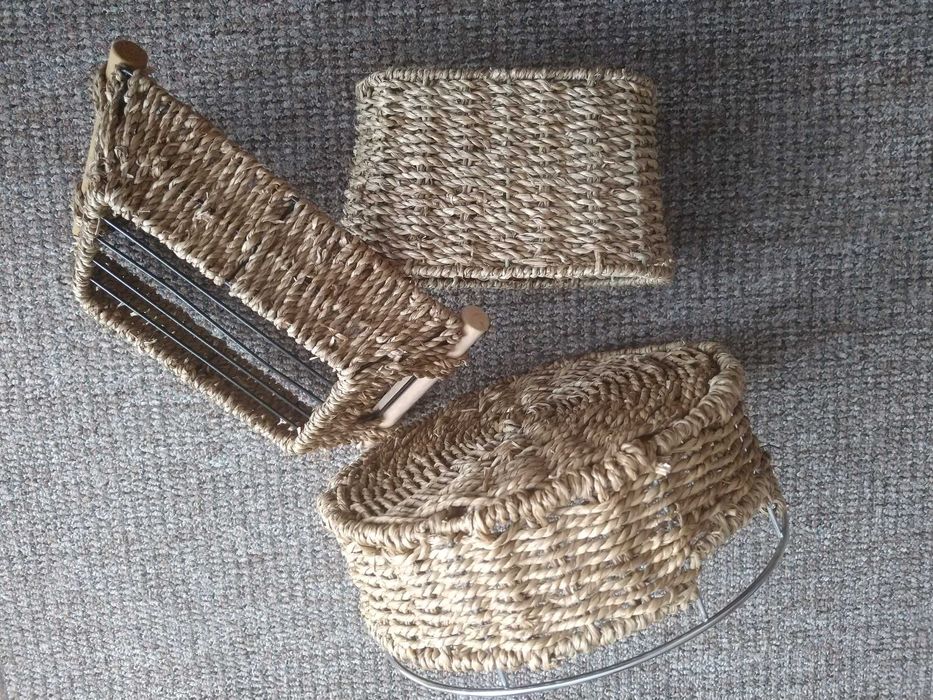 Zestaw ozdobnych koszyków