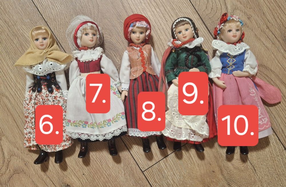 Porcelanowe lalki DEAGOSTINI Strój ludowy