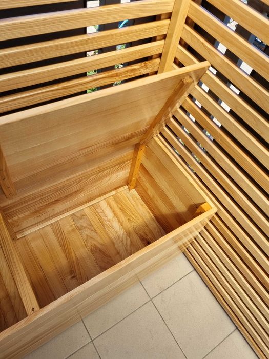 Nowoczesna donica balkonowa z pergolą skrzynia pergola balkon ogród