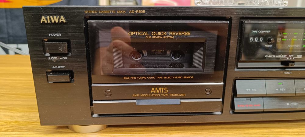Кассетна дека Aiwa AD-R 505 ( відео роботи) !