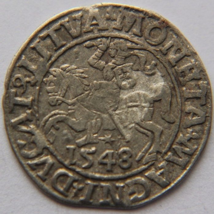 Półgrosz Litewski Zygmunt II August  1548