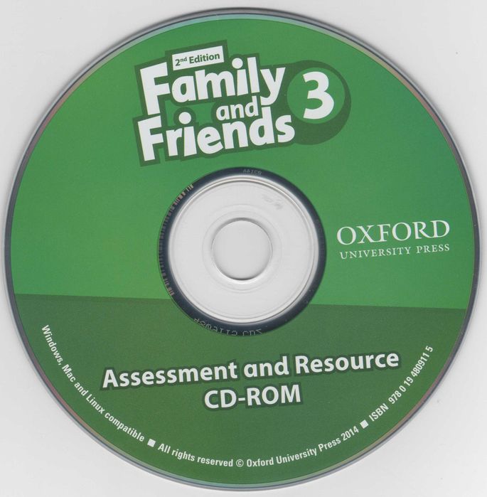 3 диска CD DVD для Family and Friends 3 Teacher's book Plus: 303