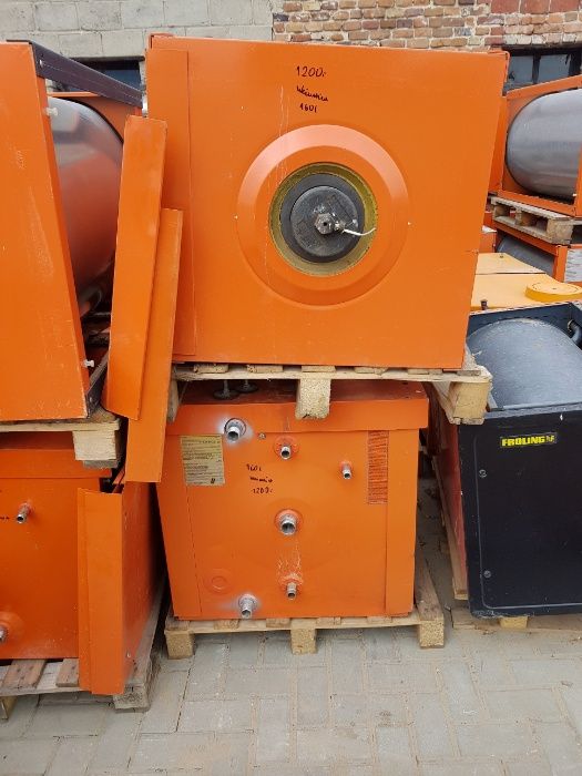 Bojler nierdzewny Viessmann 160l poziomy wężownica Grzałka