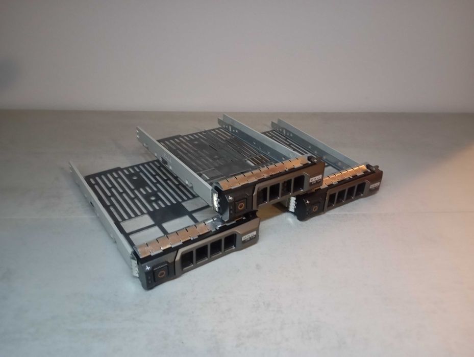 3x Adaptadores/Caddies Dell 3.5" LFF para Servidor PowerEdge