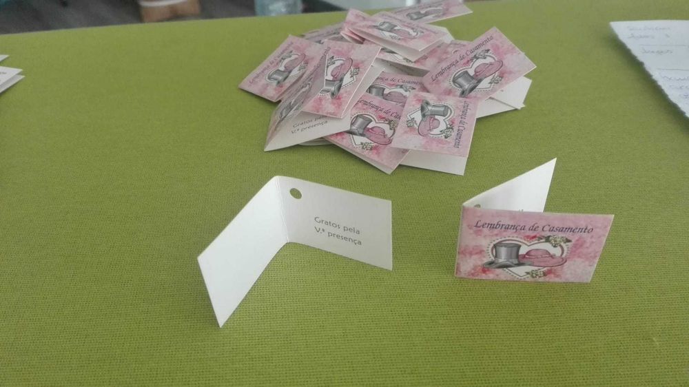 cartão lembranças casamentos