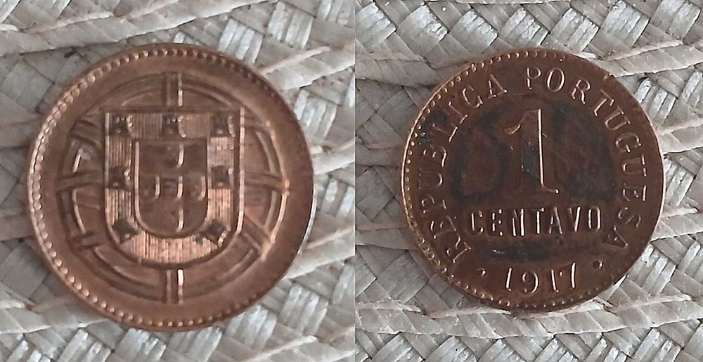 Moedas antigas portuguesas Monarquia/República