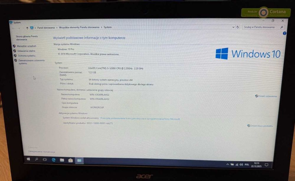 laptop ACER Aspire v  15 NITRO
