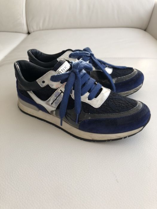 Wygodne sneakersy PINKO oryginalne buty z koronką ROZMIAR 39