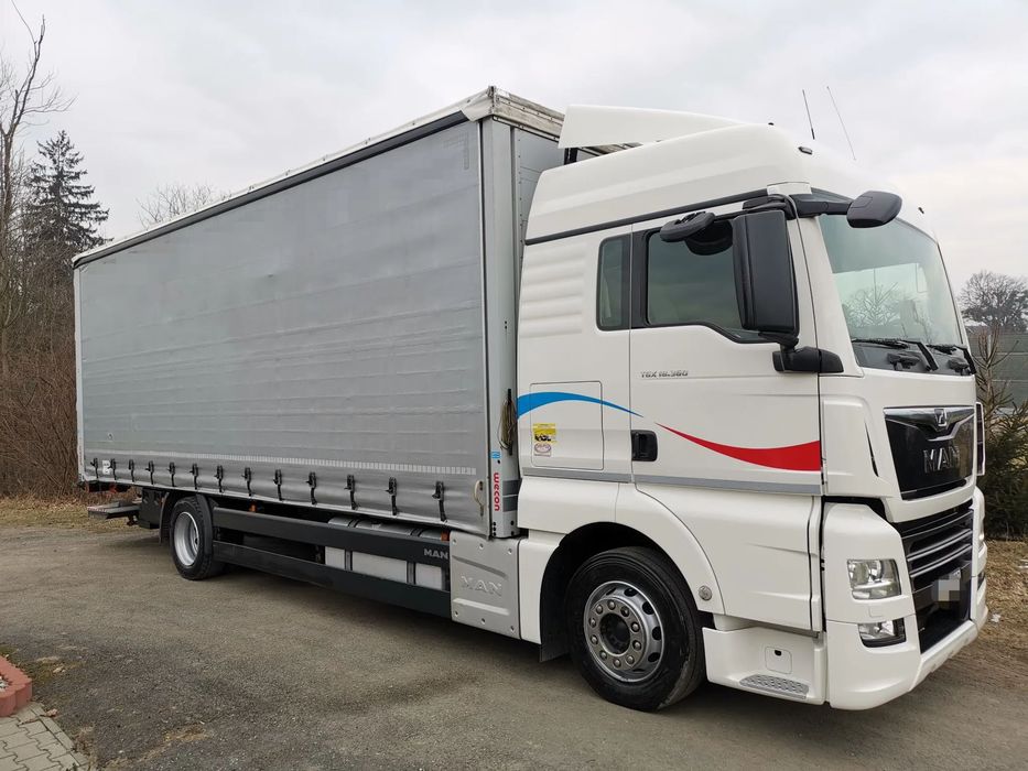 MAN TGX 18.360 E6 / 8.11M 20 EPALET / MAŁY PRZEBIEG / AUTOMAT / BOGATA WERSJA / PIĘKNY / WINDA / 3X FIRANKA  / SALON POLSKA!