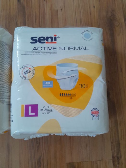 Pieluchomajtki seni active L 60 szt.