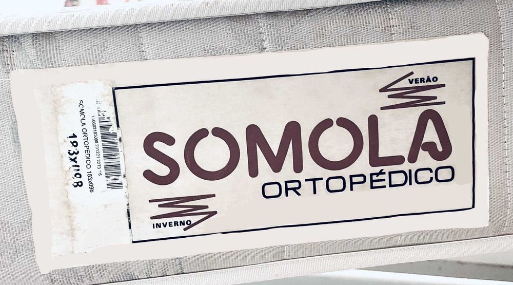 Colchão ortopédico de alta qualidade Somola (183 cm x 98 cm)