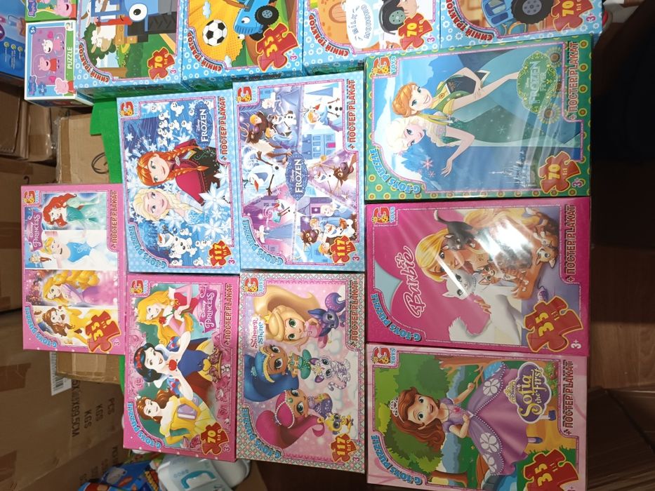 Пазли щенячий патруль майнкрафт синій трактор тачки макквін павук поні