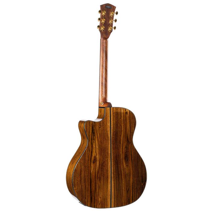 Cort Gold A6 Bocote gitara elektroakustyczna A-6 elektroakustyk top lity świerk - boki i tył lite bocote