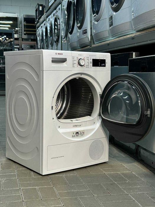 Сушильна машина Bosch 8 series WTW875M8SN / Найнадійніша! 9кг / компресорна!