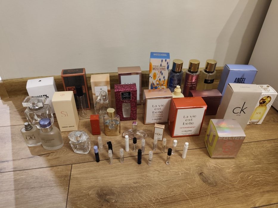 Perfumy unikaty Lavigne Kate Moss Beckham Olsen Moschino Armani