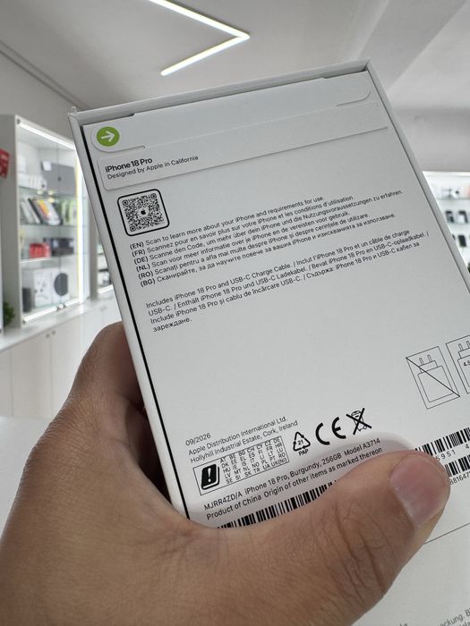 iPhone 18 Pro 256gb - Novo selado!