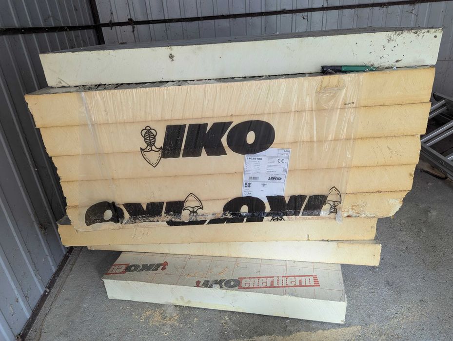 PŁYTY PIR IKO ENERTHERM ALU - 100mm grubości - format 1200x600 - krawędź prosta