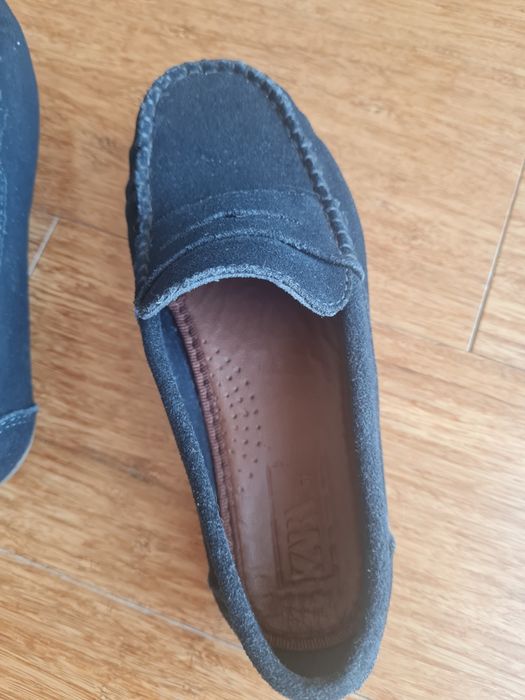 Granatowe mokasyny zara 31