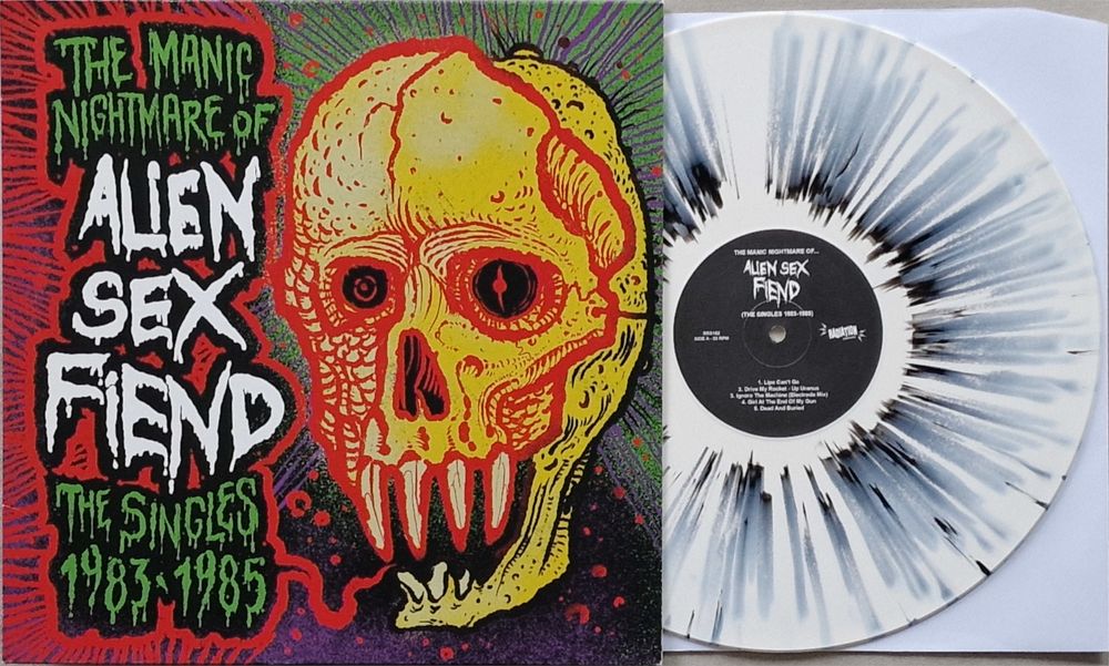 ALIEN SEX FIEND Manic Nightmare Of (Singles 1983_1985) SPLATTER VINYL