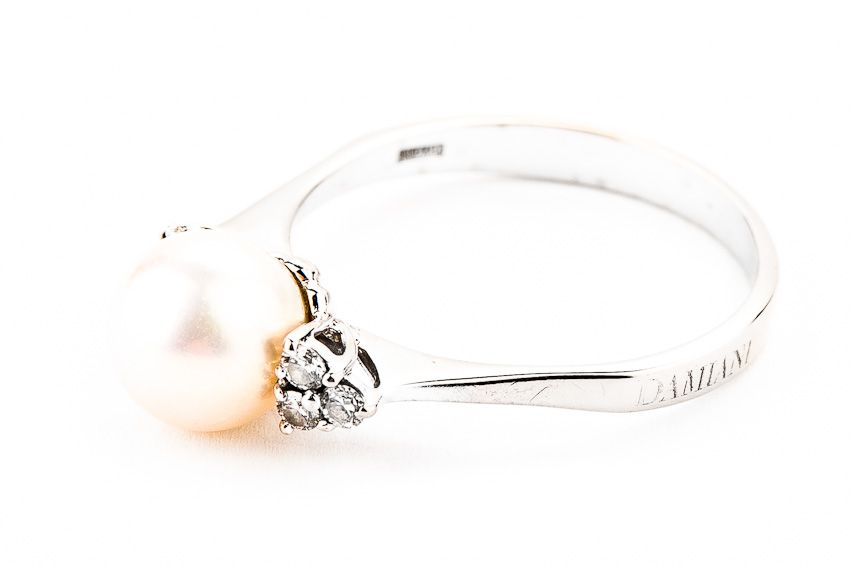 Diamentowy Złoty Pierścionek - 18K 4,10g - DAMIANI - KRAKÓW