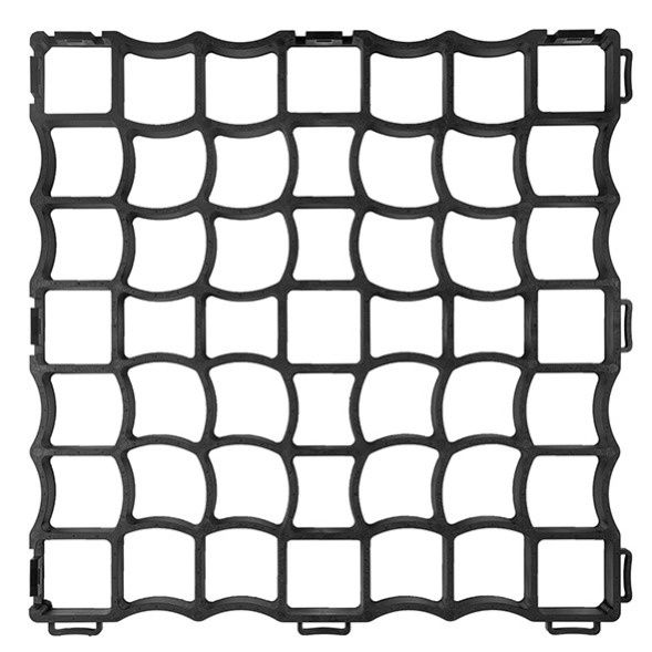 Ekokratka Wyprzedaż !Kratka parkingowa 50x50x4 czarna Mocna/GRUBA
